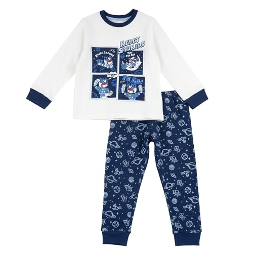 Chicco Pigiama in Cotone Bambino e Ragazzo/Bambina e Ragazza, Blu, 2 Anni, Designed in Italy