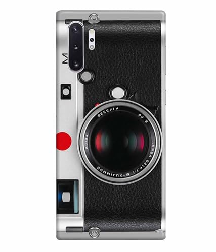 Image of Printed Hard Back Case Cover & Compatible for Samsung Galaxy Note 10 Plus /Samsung Galaxy Note 10 Pro | Vintage Camera Art (Multicolor) - D1188