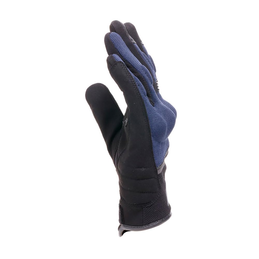 DAINESE Metrax Air Gloves, Guanto Moto Urban Corto in Tessuto Aerato per Estate con Smart Touch e Calzata Facile, per Uomo, Black/Navy, XXXL