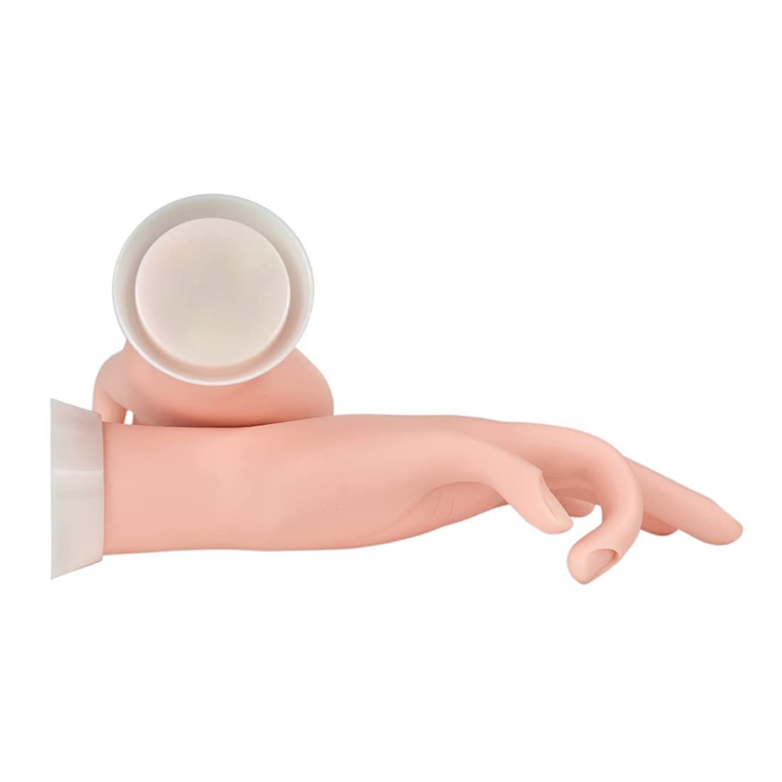 NAILWIND Practice Hand for Acrylic Nails, Fake Nail Hand Practice, Flexible Bendable Mannequin Rubber Hand, Manicure Hands Nails Art Hand Training Hand for Nail Practice 1-Pcs 1