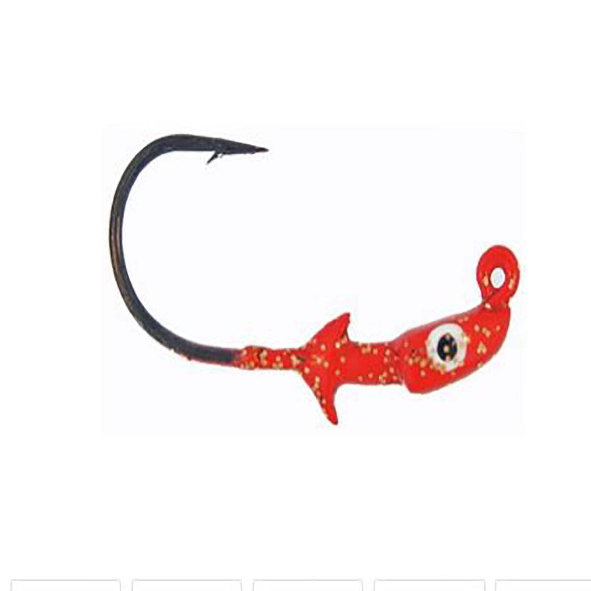 Bass Assassin Jigheads Kırmızı 0.23, Kırmızı Kabak, 1/8 oz