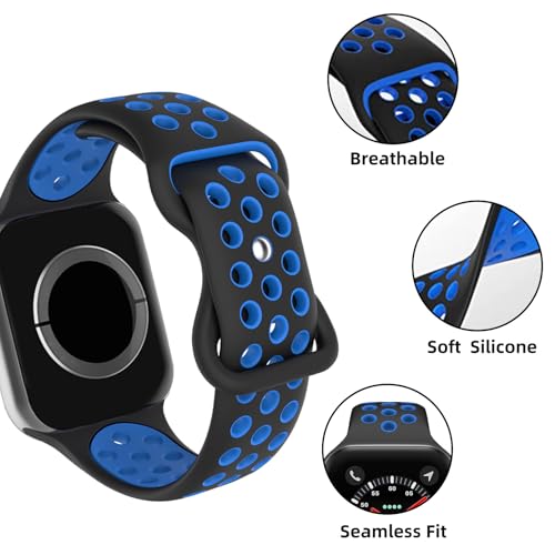Correa Deportiva Silicona Compatible Apple Watch 12 Pack miniatura 3