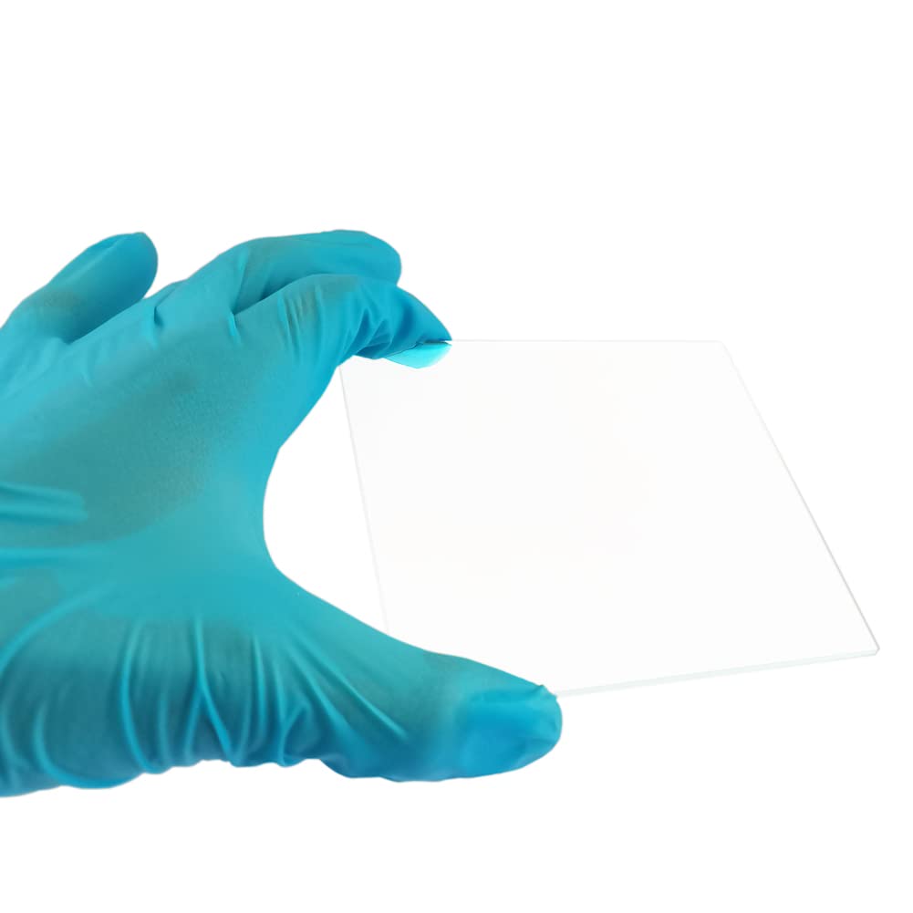Vidrio conductor FTO SnO2:F 15ohm/sq 100mm×100mm recubierto de óxido de estaño dopado con flúor laboratorio I+D 3 rebanadas