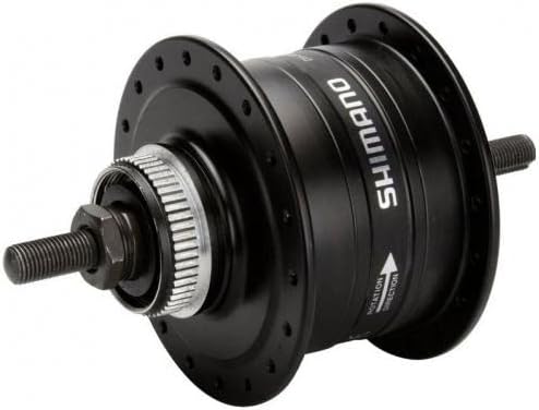 Moyeu dynamo HD-3D37 3 Watt - 32 trous - Center Lock - dégagement rapide - noir SHIMANO