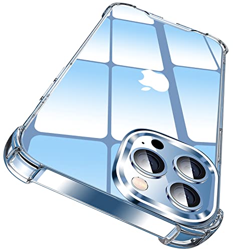 ORIbox Case Compatible with iPhone 13 pro Case, with 4 Corners Shockproof Protection Clear