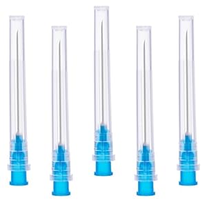 Zlloo 100 Stück 23G Edelstahl Spritzennadeln