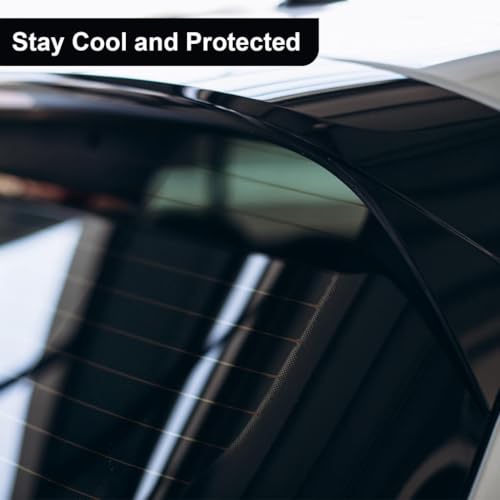 Image of Professional Auto Window Tint Film Roll, 20% Premium Carbon Car Window Privacy Film, 24IN x 100FT- UV Protection, Scratch & Heat Resistant - Blackout Shade for Car Windows