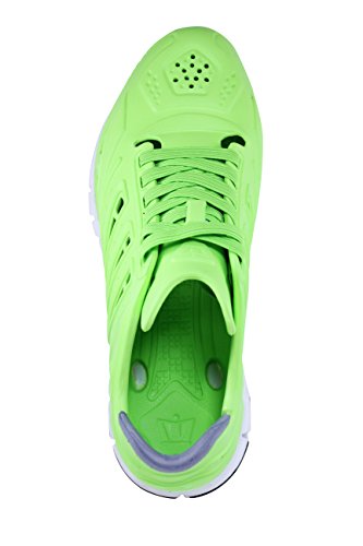 Crosskix APX Closed Toe Lace Up Water Shoes, Greenline, 9 Men/11 Women 5