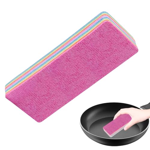 Capas de microfibra Sponge, Peelable Scrubber Cleaner, diseño altamente absorbente, 6,69 x 2,76 x 0,87 pulgadas, material multicapa, ideal para cocinas y cuencos de baño de cocina