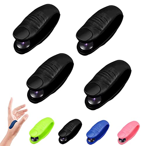 Pnedeodm 4/8Pcs Acuplus Sugar Control LI4 Acupressure Point Clip, ACU+ Sugar Control LI4 Acupressure Point Clip, Tiger Mouth Clip Thumb Tiger Acupoint Massage Clip Magnetic Clip (Black) Cover