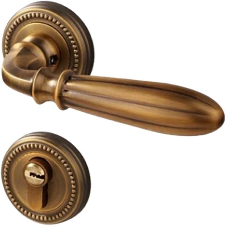 Household Universal Old Vintage Solid Wood Split Mute Magnetic Door Locks