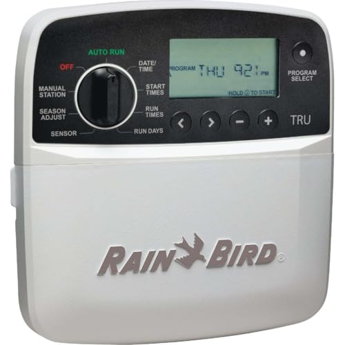 Rain Bird TRU4I Program-Based Indoor Irrigation Controller/Timer, WiFi Ready, 4-Zone/Station