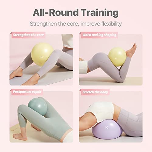 Keep Exercise Ball - Balance Yoga Balls For Working Out , Fitness Ball For Core Strength And Physical Therapy, 25Cm,Pale Green #TOP1