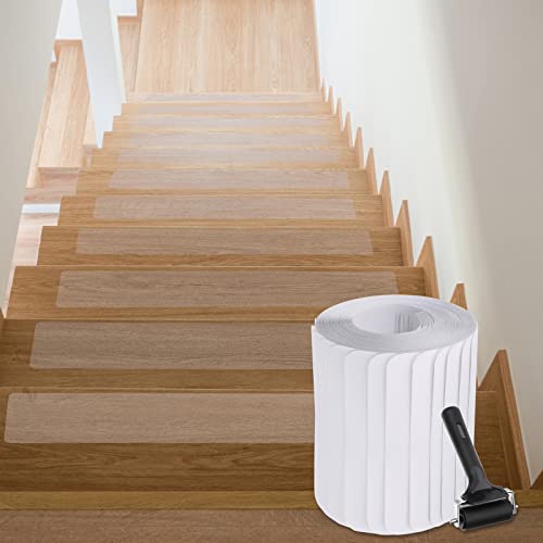 Evite resbalones con la cinta antideslizante para escaleras precortada que protege a su familia