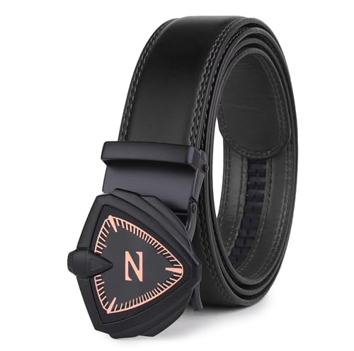 Image of ZORO Men's Vegan Leather Belt for Men, Formal /Casual,Autolock| Fit on up to 38 Inches Waist size (Free Size)