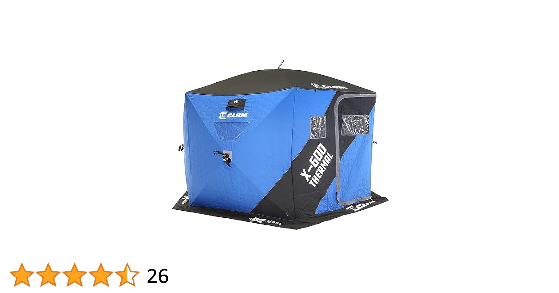 Clam Ice Fishing Logo