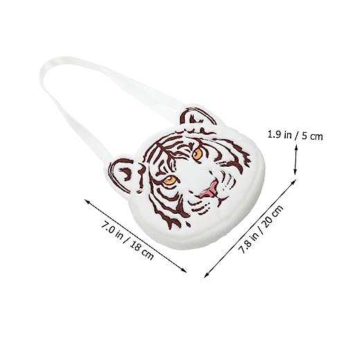 PartyKindom Tiger Plush Coin Purse Messenger Bag for Boy Girl Unisex Animal Crossbody Bag Cute Design for Daily Outings and Travel4