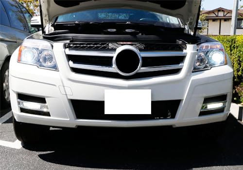 Luz LED diurna iJDMTOY blanca para Mercedes 2009-12 GLK miniatura 3