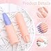 5 Pcs Silicone Practice Fingers for Acrylic Nails with 240 False Nail Tips Nail Training Mannequin Finger Soft Nail Art Training Manicure Fingers for DIY Nails Practice