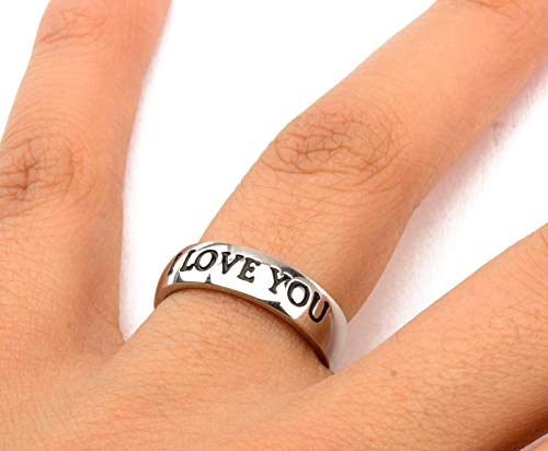 Star Wars I Love You Stainless Steel Unisex Ring | Size 83