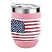 Bouteille isotherme humoristique en acier inoxydable 304 de 355 ml avec motif drapeau américain pour la fête des mères, la fête des pères, la fête des enseignants