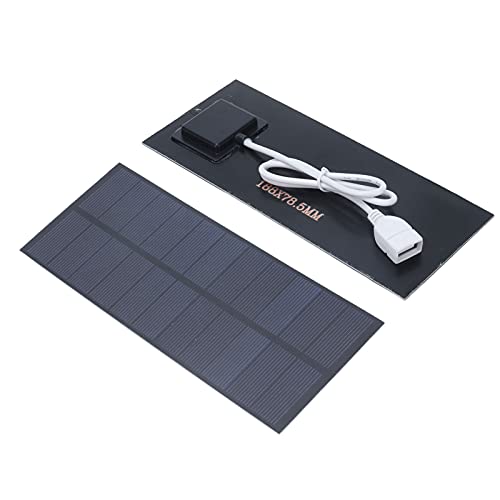 Solar Panel 2.5W 5V Charger Solar Charger Light Battery Open Circuit Voltage Solar Charging Board Battery Charger with 5.5V Battery Charging 6.5V for Lighting Charger Power Solar
