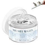 ALLONY Museum Gel, 180g Clear Museum Gels, gel de Musée, Amovible Réutilisable, Colle Museum Glue Putty pour Sécuriser les Objets de Collection, Surface Sèche Lisse, Verre, Plastique, Métal, Céramique