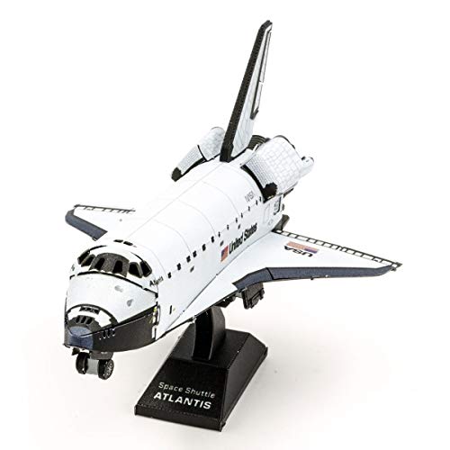Fascinations Metal Earth Space Shuttle Atlantis Color Version 3D Metal Model Kit - Image 5