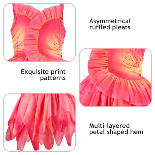 Disfraz de Bruja Rosa para Niñas Talla 5-6 Años miniatura 3