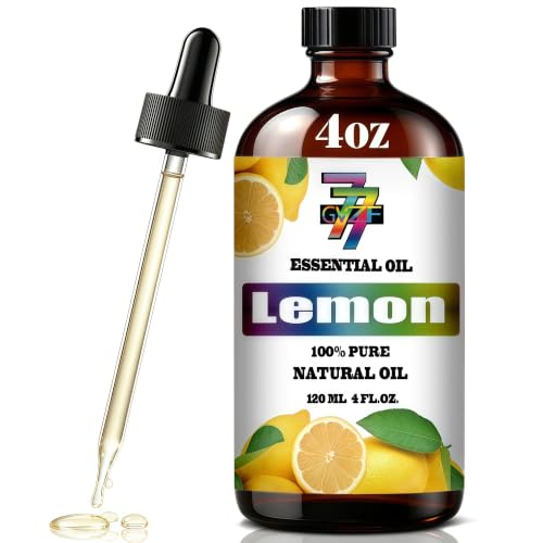 Image of Lemon Essential Oil for Diffuser Aromatherapy Massage,Lemon Oil 4 oz
