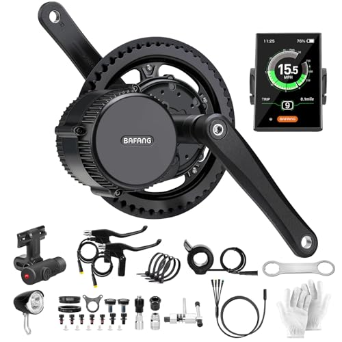 BAFANG 48V 750W Electric Bike Conversion Kit Mid Drive with Chainring 44T,...