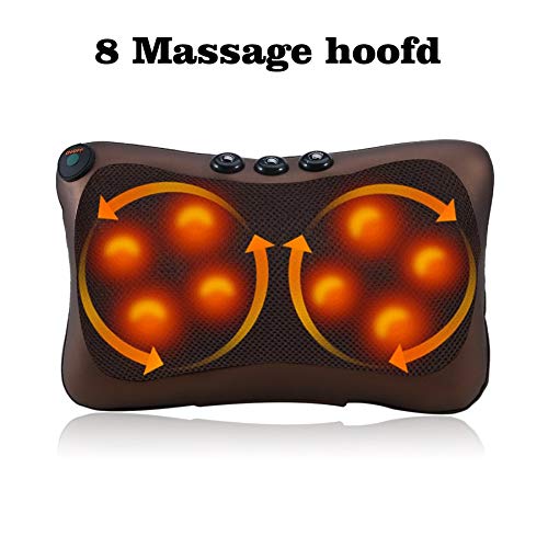 Neck Massager Car Home Shiatsu Massage Neck Relaxation Back Waist Body Electric Massage Deep-Kneading Pillow Cushion