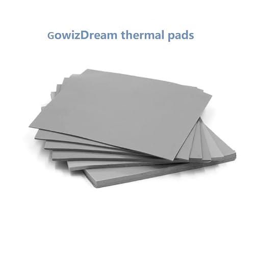 Gowizdream Thermal Pad 15.8W/Mk 100X50X0.5Mm,Non-Conductive High-Temperature Resistance Silicone Thermalpad,High Thermal Conductivity Gap Filler For Laptop,Heatsink,Air Conditioner,Gpu,Led & Ps4 #TOP2