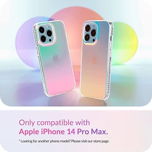 Image of DIZORO Compatible with iPhone 16 Pro Case Fluorescent Iridescent Matte Designed Premium Designer Lightweight Mobile Accessories for Women Men Girls Scratch Resistant Shockproof Case Hard PC 6.3 inch