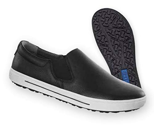 'Birkenstock 1011240 Work Shoe QO 400 Natural Leather Black Size 12 UK