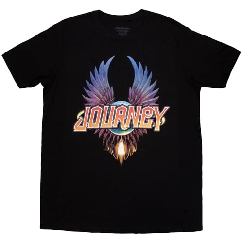 Journey Classic Wings Band Logo T Shirt Size S