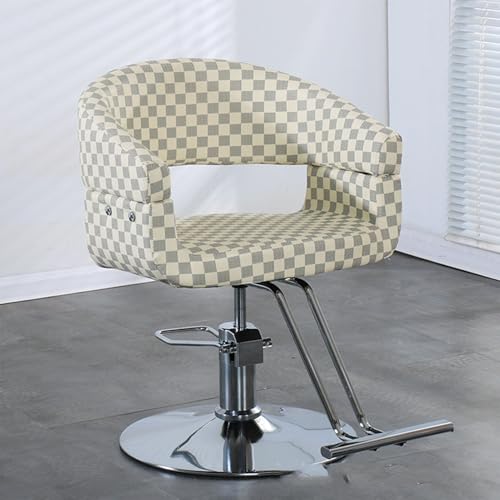 Generisch Farbenfroher Friseurstuhl mit Liftsitz – Ideal für Schönheitssalons und Barbershops, ergonomisches Design, Komfort und Stil, perfektes Upgrade für Ihre Saloneinrichtung