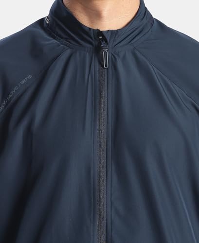 Image of Jockey MV40 Men Microfiber Water Resistant Convertible Active Wear Hoodie Jacket