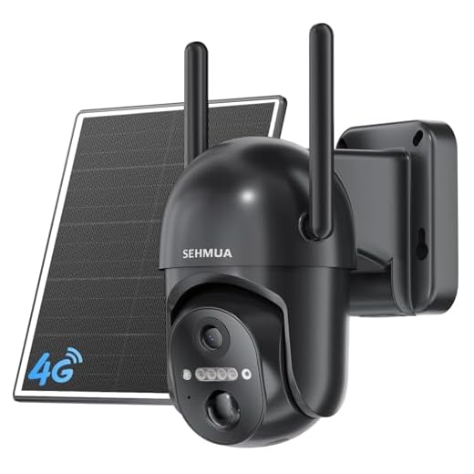 SEHMUA 4G LTE Solar Security Camera