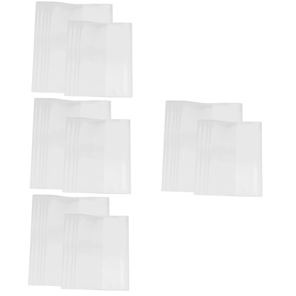 DOITOOL 80 Stck. Teiliges Transparente Buchumschläge für Softcover Schulbücher Wasserdichte Selbstklebende Schutzfolie Abwischbar für Übungshefte Langlebiger Buchschutz für Schüler