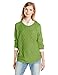 Sag Harbor Women's Cable Crew-Neck Cashmerlon Sweater
