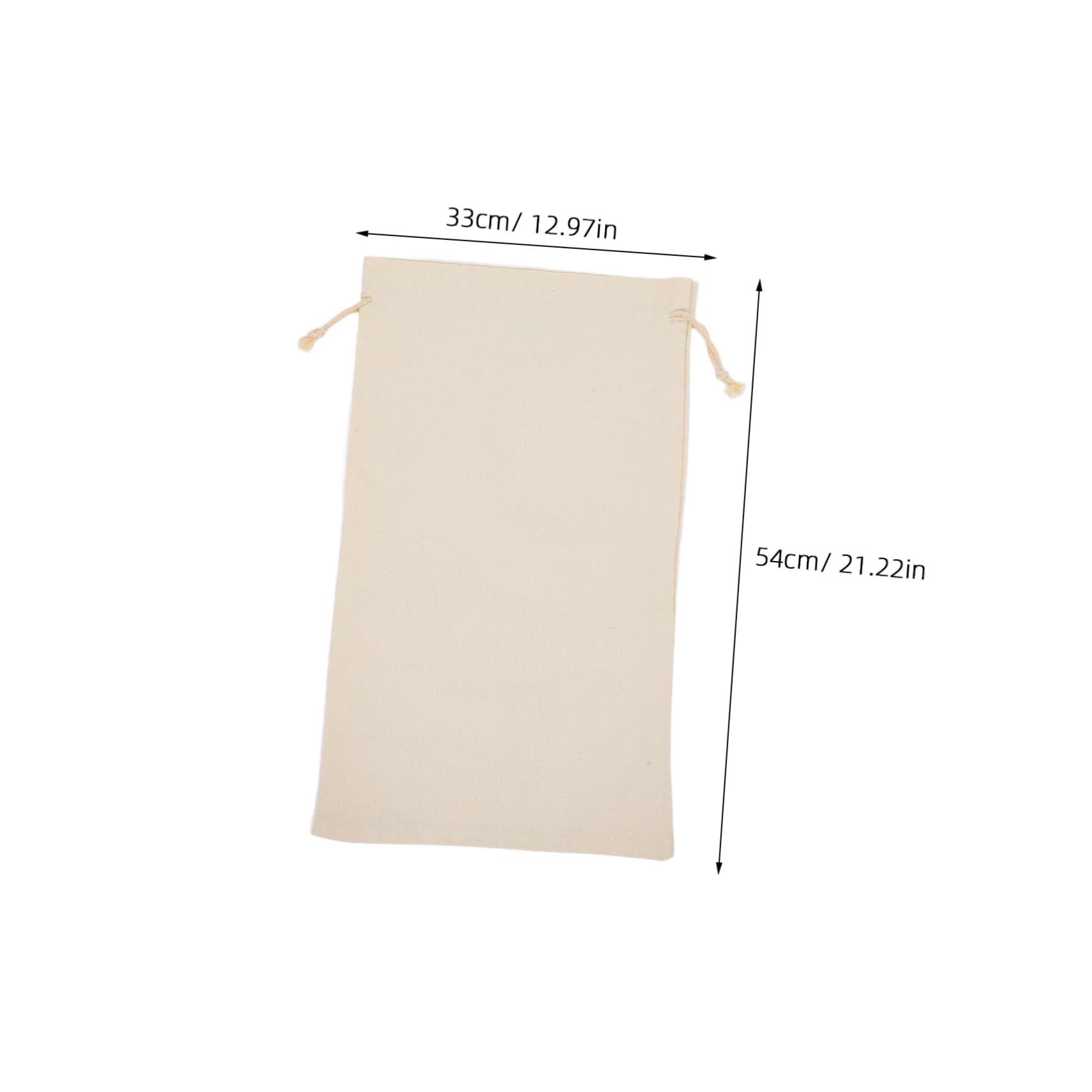 KICHOUSE Cotton Drawstring Bag for Soil Sampling and Grain Storage Thick Cotton Food Carrying Bag for Geology Samples Flour Sack Cloth Versatile Storage