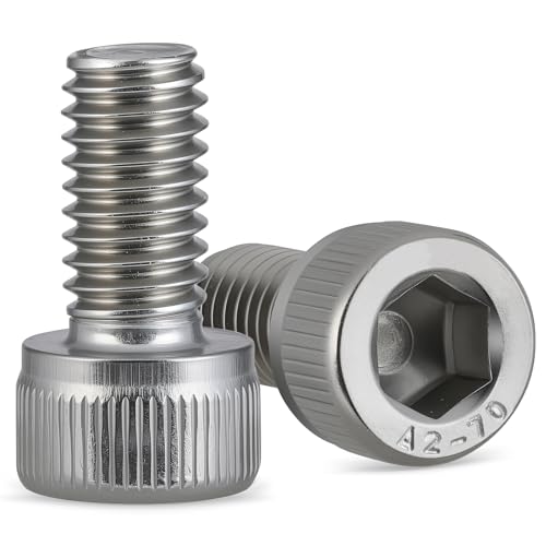 Image of M2 x 10mm Socket Head Cap Screws, 304 Stainless Steel, 300 Pack