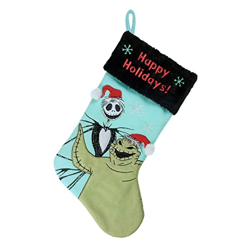 Ruz-The-Nightmare-Before-Christmas-Oogie-20-Applique-Christmas-Stocking-Gift-Holder-for-Stocking-Stuffers-Indoor-Home-Decor-and-Holiday-Decoration Ruz The Nightmare Before Christmas Oogie 20 Applique Christmas Stocking Gift Holder for Stocking Stuffers Indoor Home Decor and Holiday Decoration