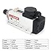 RATTMMOTOR 2.2KW Spindle Motor 220V Square Air Cooled Spindle Motor ER20, 24000RPM High Speed Spindle Motor 4 Bearings 3-Phase 6A 400Hz for CNC Router Engraver Milling Cutting Machine