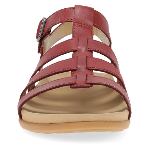 Image of Dansko Janice Fisherman Sandal for Women - Leather Linings and Uppers for All-Day Comfort - Dual-Density EVA Footbed and Lightweight Rubber Outsole for Long-Lasting Wear