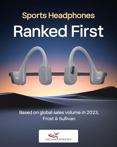 Image of SHOKZ Openswim Pro Bone Conduction Sports Headphones,Ip68 Waterproof Open Ear Wireless Earphones With Bluetooth 5.4, 32Gb Of Mp3 Storage, Noise Canceling Mics, 9H Playtime For Running, Swimming-Grey