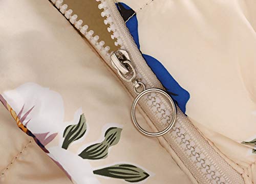 Girl's Winter Coat Faux Furry Hooded Jacket Kids Toddler Flower Parka Zip Up Fleece Outwear Warm Light Puffer Jacket3