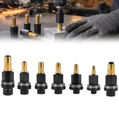Rivet Nut Tool Kit, Carbon Steel Rivet Nut Tool Set, M3-M12 Tool Only