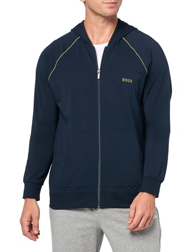 BOSS Men's Mix&match Zip Up Hoodie